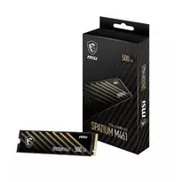 SSD|MSI|SPATIUM M461| 500GB|M.2|PCI Express 4.0|NVMe Yes|Write speed 1700MB/s|Read speed 4700MB/s|MTBF 1500000 h|110xTBW rating|Box|S78-440K260-P83
