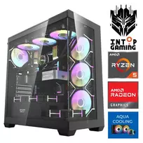 INTOP AQUA Ryzen 5 9600X 64GB DDR5 1TB SSD M.2 NVME+2TB RX9060XT 16GB no-OS