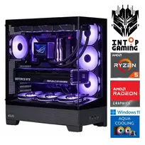 INTOP AQUA Ryzen 5 9600X 16GB DDR5 1TB SSD M.2 NVME RX9060XT 16GB WIN11
