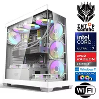 INTOP AQUA Ultra 7 265KF 16GB DDR5 1TB SSD M.2 NVME+2TB RX9060XT 16GB WiFi WIN11