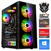 INTOP Ryzen 5 5500F 16GB 500SSD M.2 NVME+2TB RX9060XT 16GB WIN11