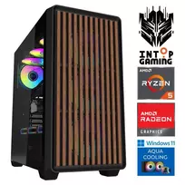 INTOP AQUA Ryzen 5 7500X3D 16GB DDR5 1TB SSD M.2 NVME RX9060XT 16GB WIN11Pro