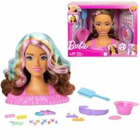 Rinkinys „Barbie kirpykla“ – lėlės galva, skirta šukuoti plaukus, + priedai (20 dalių), uniwersalny