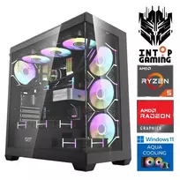 INTOP AQUA Ryzen 5 7600X 64GB DDR5 1TB SSD M.2 NVME RX9060XT 16GB WIN11Pro