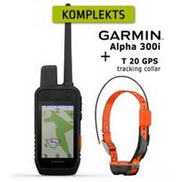 GARMIN Alpha 300i InReach® +  T20 Collar, Advanced GPS Dog Tracking and Training elektrinė apykaklė + pultelis 010-02806-51 / 010-04149-01