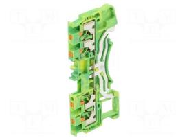 Splice terminal: rail | DS | for DIN rail mounting | spring clamp