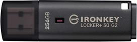 KINGSTON USB Flash Drive 256GB IronKey Locker Plus 50 G2