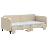 Sofa-lova vidaXL, 80x200 cm, smėlio