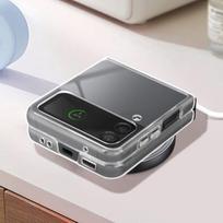Kietas dėklas - AVIZAR - Samsung Galaxy Z Flip 4 - Skaidrus - Suderinamas su MagSafe - Įbrėžimams atsparus polikarbonatas