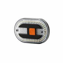 Dviračio uodegos žibintas su posūkiu, USB įkrovimas, 1 vnt.