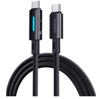 Baseus USB-C to USB-C Cable with Lit Button Control, 100W, 5A, 1m, Black P10379000121-00
