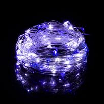 Springos Mikrolempų girlianda su 100 LED diodų, šalta balta + mėlyna, 9.9 m