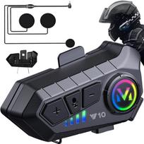 Interkomas motociklininkams Rivex I381, Juodas