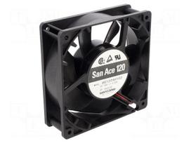 Fan: DC | 120x120x38mm | axial | 24VDC | 168m3/h | 39dBA | ball | 2600rpm