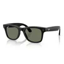 Ray-Ban Meta Wayfarer Gen3 4011 601/9A 50 (juodi blizgūs rėmeliai, poliarizuoti Grey-green lęšiai)