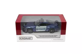 KINSMART Automobilio modelis 2024 Ford Mustang Dark Horse (Police/Firefighter), scale 1:38
