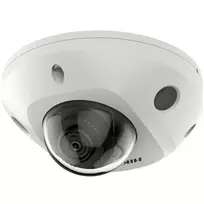 „Hikvision“ mini kupolinė kamera DS-2CD2546G2-I F4 (balta, 4 MP, 30 m IR, „AcuSense“)