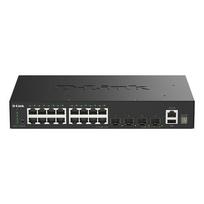 Switch D-Link D-LINK 16 prievadų GE + 4 prievadų 10G SFP+ išmanus valdomas switch