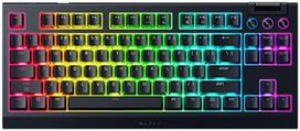 Klaviatūra Razer Razer BlackWidow V4 Tenkeyless HyperSpeed belaidė žaidimų klaviatūra, RGB - Orange taktiliniai jungikliai, ISO (DE)