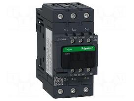 Contactor: 3-pole | NO x3 | Auxiliary contacts: NO + NC | 48VDC | 40A