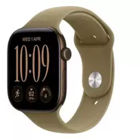 Watch Series 12 GPS 46mm Dark Bronze Aluminium Case with Olive Sport Band - S/M