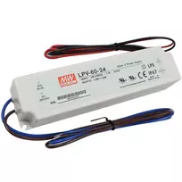 Impulsinis maitinimo šaltinis LED 24V 60W 2.5A, IP67, MEAN WELL LPV-60-24