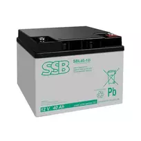 Akumuliatorius (AGM) SSB SBL (40Ah, 12V, F13 M6, VRLA)