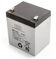 Akumuliatorius (AGM) SSB SB (5Ah, 12V, F2, VRLA)