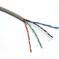 Kabelis ryšio Excel 100-065 Cat5 U/UTP  (PVC, ECA, pilkas, ritė 305m.)