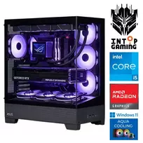INTOP AQUA i5-14400F 64GB DDR5 1TB SSD M.2 NVME RX9060XT 16GB WIN11Pro