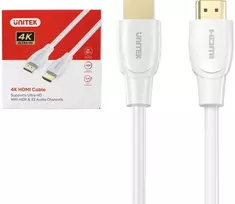 „Unitek“ HDMI–HDMI kabelis, 0,5 m, baltas (C11090AWH03-0.5M)