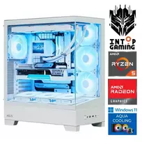 INTOP AQUA Ryzen 5 7500X3D 16GB DDR5 1TB SSD M.2 NVME RX9060XT 16GB WIN11Pro