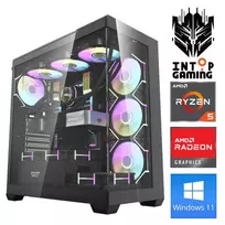 INTOP Ryzen 5 7500F 64GB DDR5 1TB SSD M.2 NVME RX9060XT 16GB WIN11