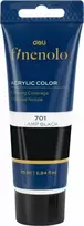 Akriliniai dažai DELI Finenolo 75ml, juodos spalvos