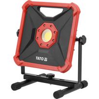 Yato prožektorius YT-82966, 50W, 5000lm, 2500lm, 18V, COB LED, 120°, 6000-6500K, IP20, IK07, aliuminio korpusas