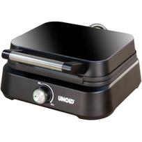 Unold Beļgijos vaflių keptuvė Brussels 48275, 1500W, 220-240V, 50/60Hz, 2 vafliai, stačiakampė, juoda, plastikas, stiklas