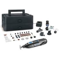 Bosch Dremel 8240 Platinum+ belaidis daugiafunkcis įrankis F0138240JP, 12V, 2x2Ah, 35000rpm, EZ Twist, 5 priedai, 65 priedai