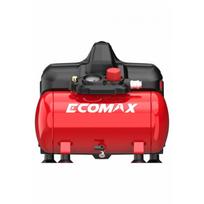 Ecomax stūmoklinis kompresorius EMX 3300684, 6l, 550W, 220-240V, 8bar, 179l/min, be aliejaus, tylus, nešiojamas
