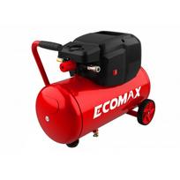 Ecomax stūmoklinis kompresorius EMX 0202484, 1300W, 24L, 220-240V, 155L/min, 8bar, be alyvos, horizontalus bakas, nešiojamas