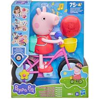 Peppa Pig interaktyvus žaislas G2177, 3-6 metai, AAA/LR3, baterijos įtrauktos, interaktyvi figūrėlė, dviratis, šalmas, lipdukai
