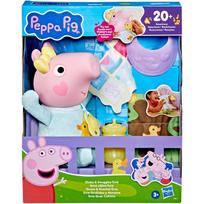 Peppa Pig interaktyvi lėlė Oinks & Snuggles Evie G1637, 3-6 metai, AAA/LR3, baterijos įskaičiuotos, 20 garso efektų, priedai