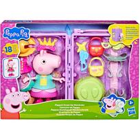 Peppa Pig žaislų rinkinys Garderobas G1017, 15cm figūrėlė, 14 aksesuarai, lipdukai, sukamas stovas, dėžė, 3-6 metai