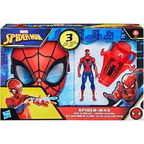 Spider-Man žaislų rinkinys F9196, 15,24cm figūra, tinklo šaudyklė, kaukė, 4 vnt., 3-6 m., 7-9 m.
