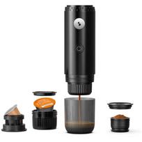 Beper Espresso kavos aparatas P101CAF250, 19 barų, 0.8 l, 7800 mAh, 85 °C, 250 ml, ABS, nerūdijantis plienas, juodas, nešiojamas