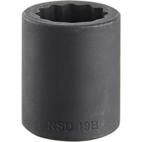 Facom smūginė galvutė NSD.32B, 32 mm, 1/2", 42 mm, 12 briaunų, smūginiam suktuvui