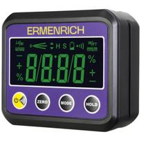 Ermenrich Skaitmeninis nivelyras Verk LQ40 LL_85693, 0–360°, ±0.1°, 0.05°, IP42, magnetinis V formos pagrindas, LCD, 2x AAA 1.5V