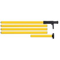Ermenrich teleskopinis prailginimo stiebas lazeriniam nivelyrui TWR30 LL_84656, 0.7-3.36m, 5 sekcijos, 1/4" ir 5/8" sriegis, IP54