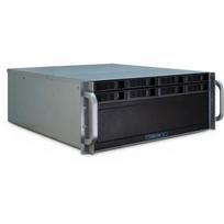 Inter-Tech 4U 4408 88887191, serverio korpusas, juodas, 4U, E-ATX, 8x 2,5" arba 3,5" Hot-Swap, 2x 80 mm ventiliatoriai