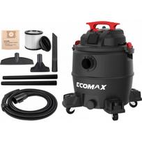 Ecomax dulkių siurblys EM19427PE-30AA&EMX, 30l, 1200W, 180mbar, 33l/s, 220-240V, DN 32, pūtimo funkcija, drenažo anga