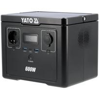 Yato nešiojama akumuliatoriaus stotis YT-83088, 600W, 512Wh, LiFePO4, LCD, EPS režimas, gryna sinusoidė, BMS apsauga